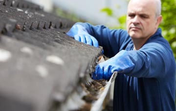 cleaning and inspecting Pentre Bach roofs